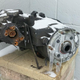 A spare NP 231 transfer case sits in my back yard gathering icicles.